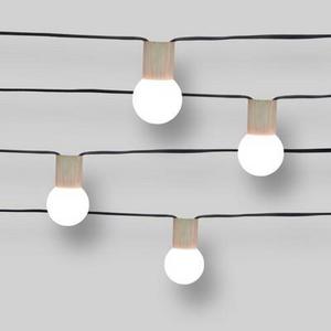 10ct Modern String Lights - Frosted G40 String Lights with Collar - Project 62™
