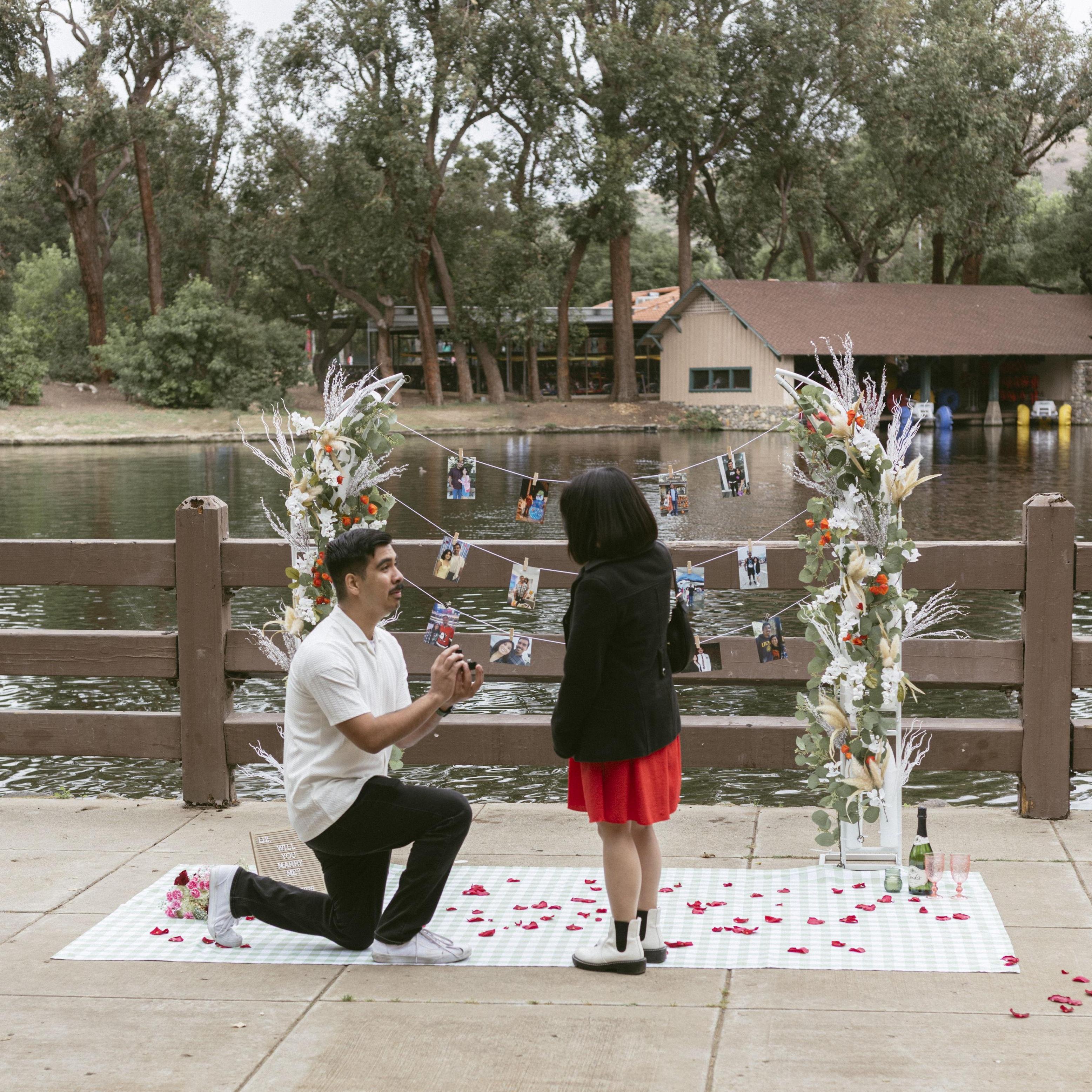 May 4, 2025: The big day. On Star Wars Day, Steven proposes to Liz