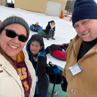 Boys took me tubing. First time for me!