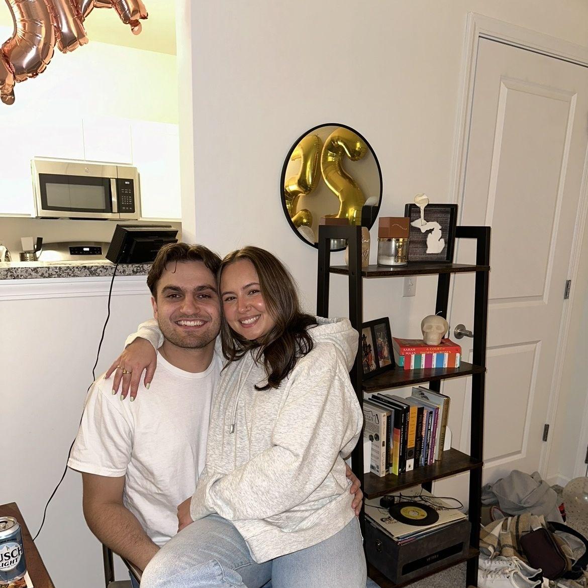 So many holidays and birthdays spent in our first apartment together!