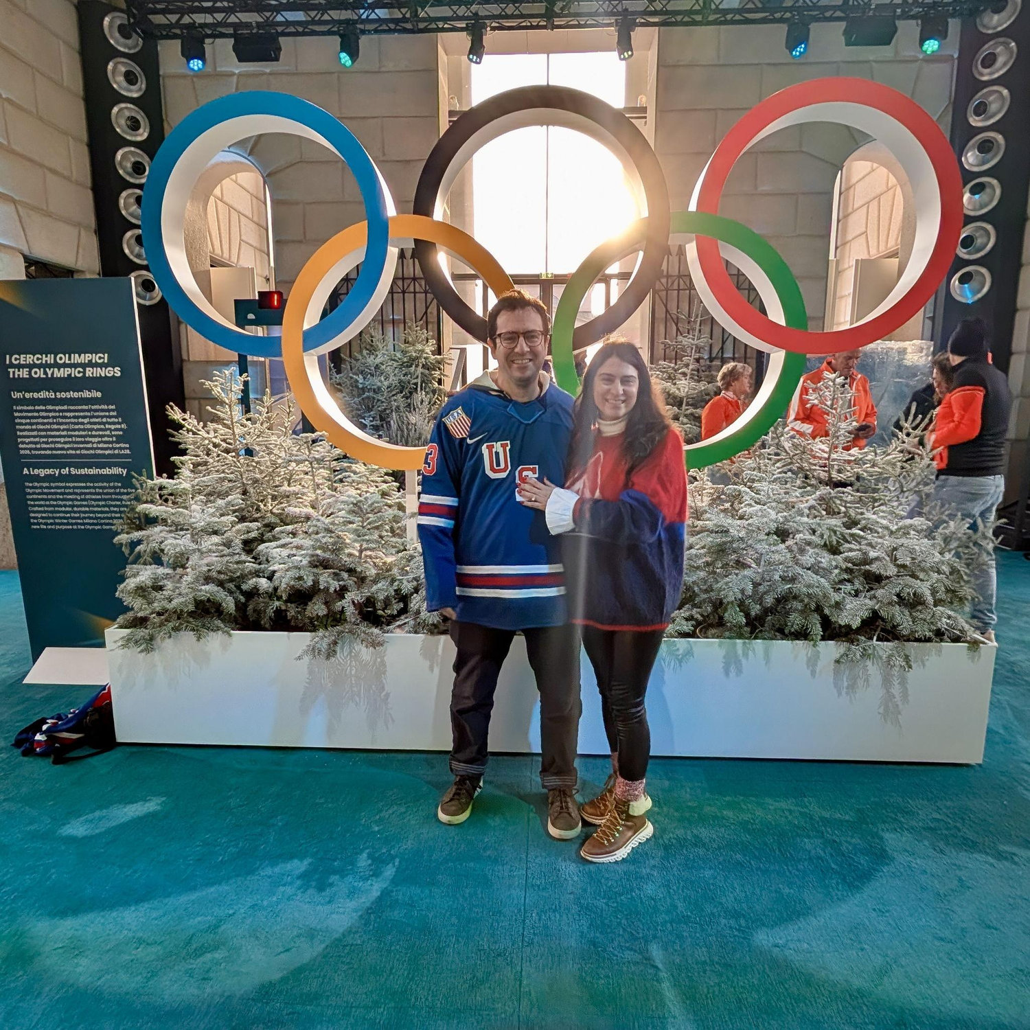 Milan-Cortina Winter Olympics 2026 — we were there for Game 1!