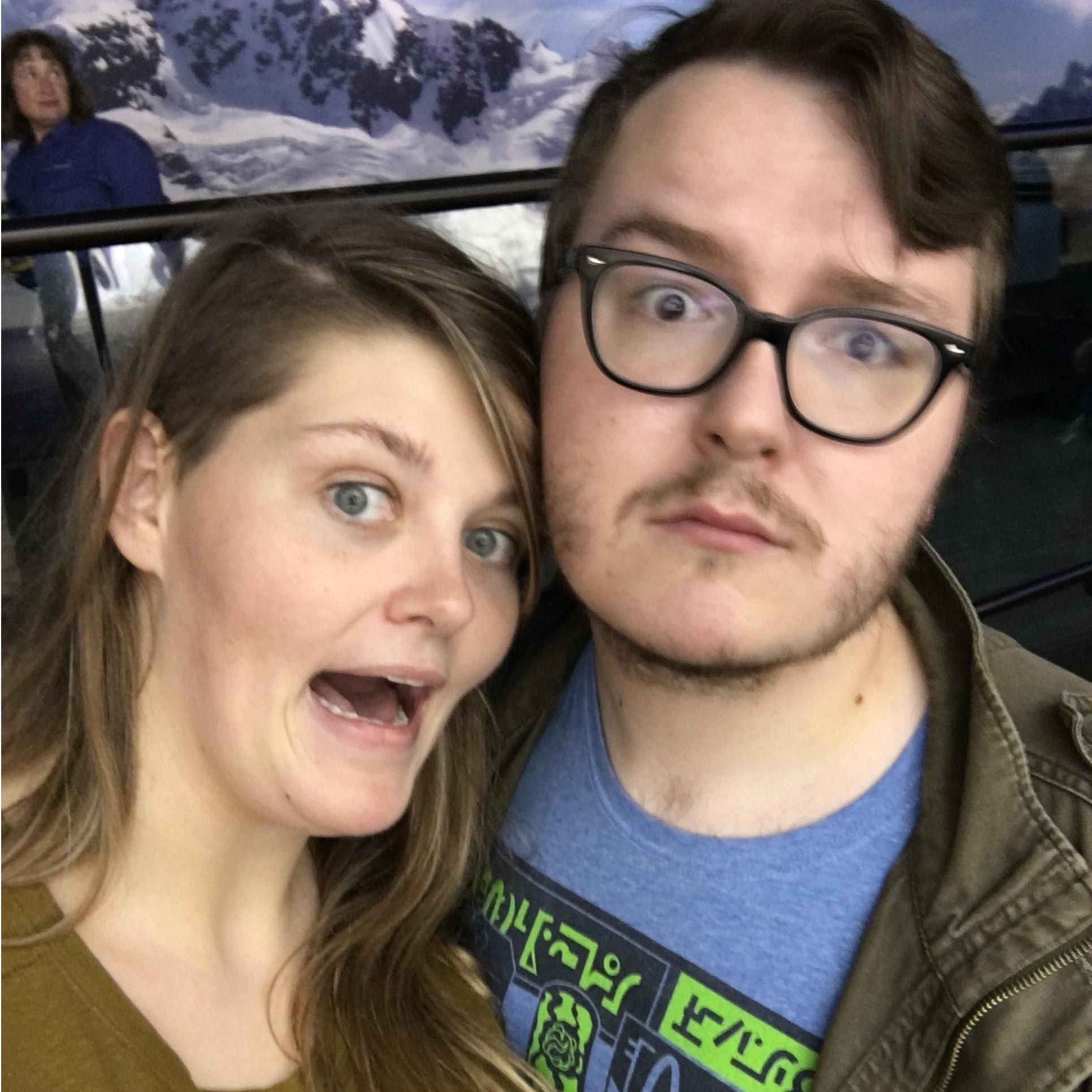 Just visiting the penguins