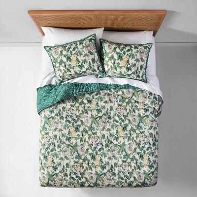 Green Indo Parakeet Reversible Comforter Set - Opalhouse™