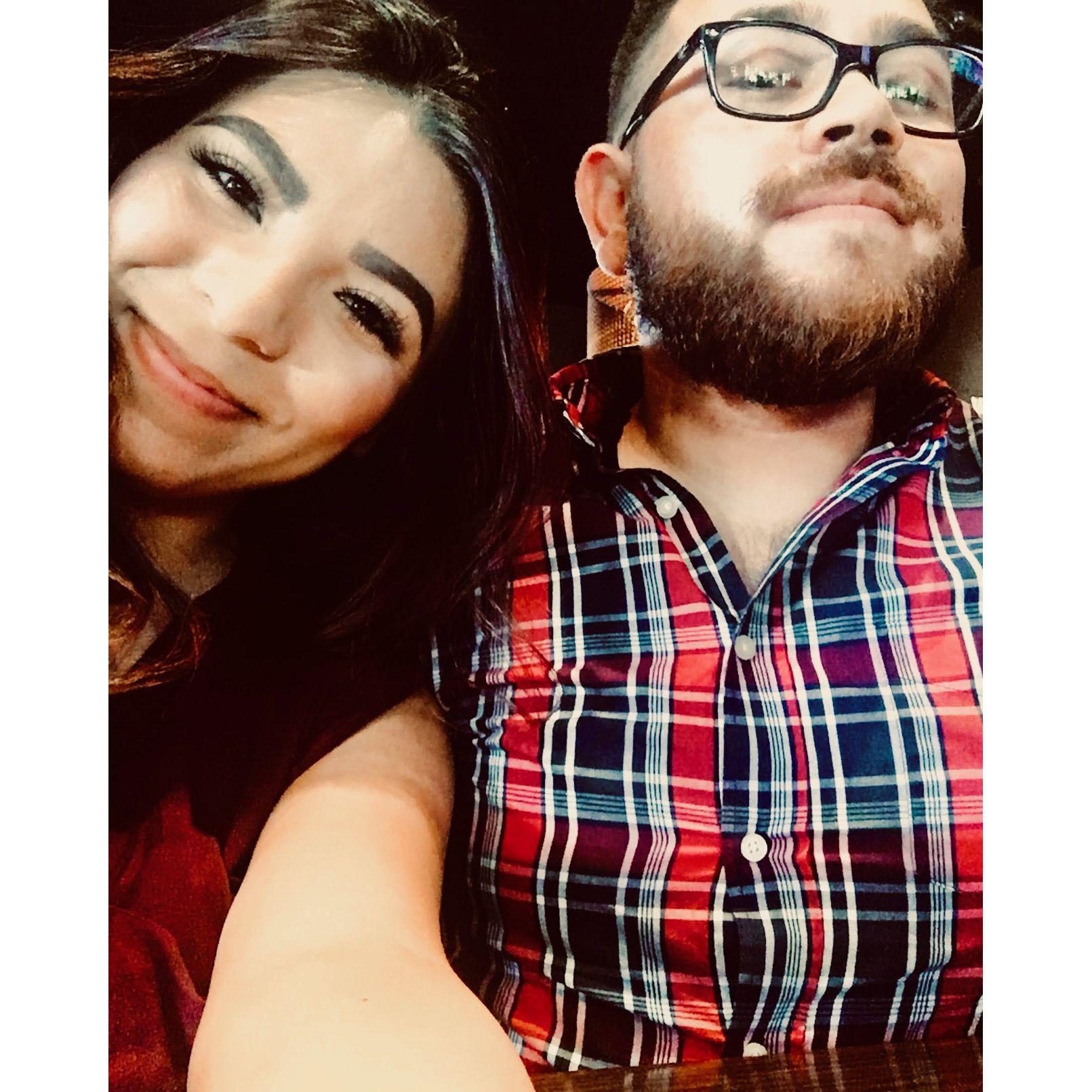 Eww.. I think this is our first picture together.