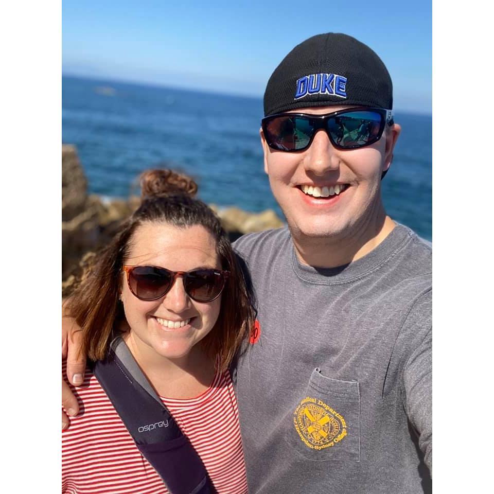 October 2019 - Crete, Greece (unfortunately the hat he is wearing is ruining the picture....LOL Go Tar Heels!!!)