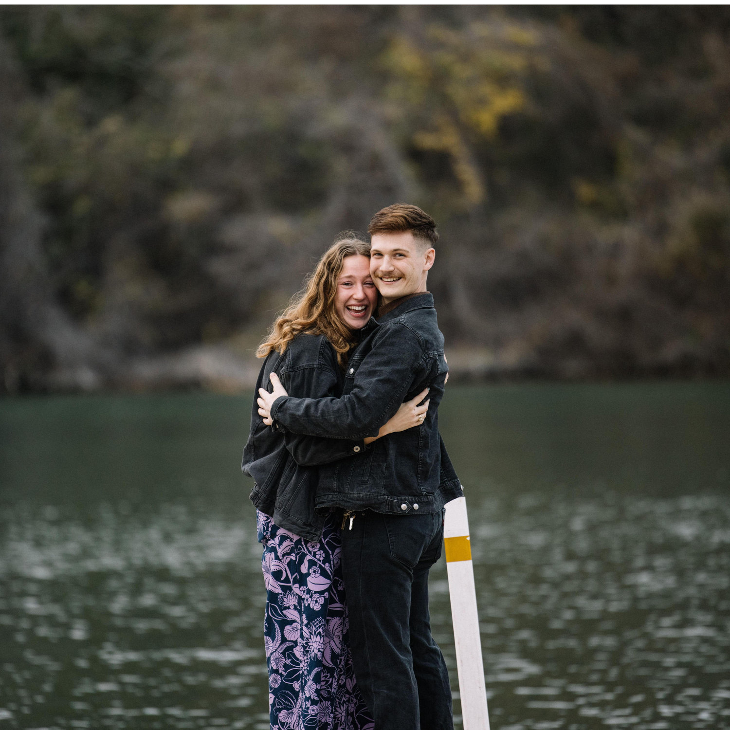 Ben had asked them to say our table wasn't ready yet, so we could have an excuse to watch the sunset & pop the question!