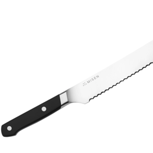 10 inch Serrated Knife - Black
