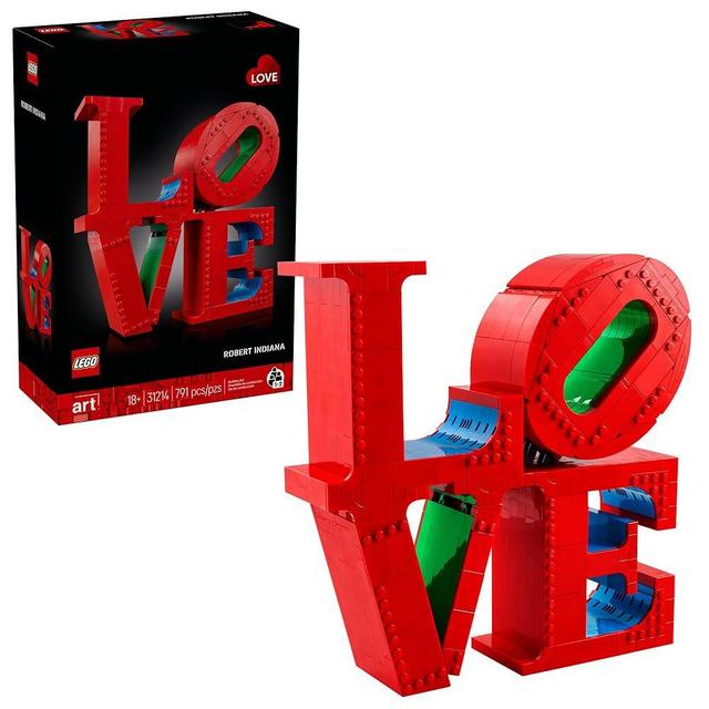 LEGO Art Love Collectible Building Set for Adults - Gift Idea for Engagements, Valentine’s or Mother’s Day - Home Decor for Couples - Creative Activity for Art and Design Lovers - 31214