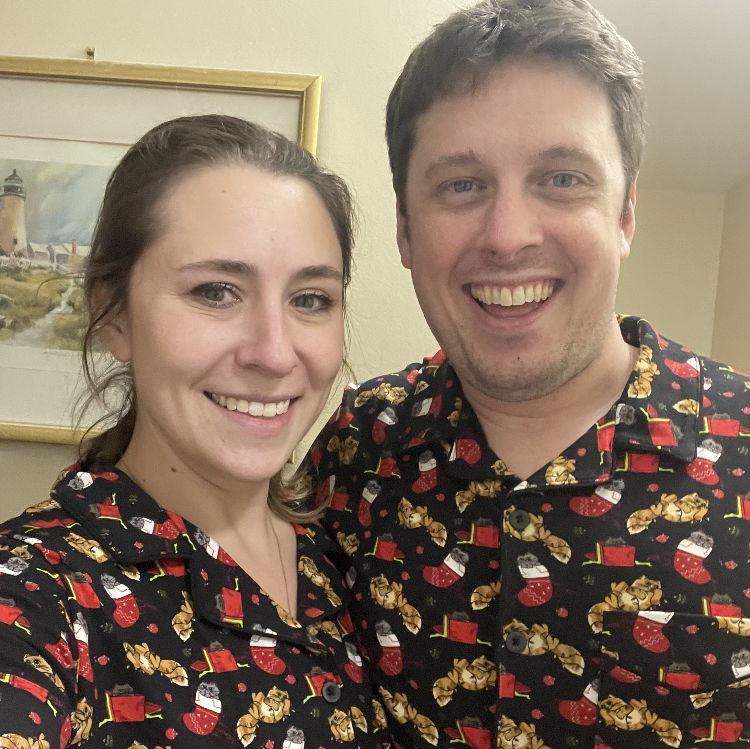 Christmas PJs from Tori!