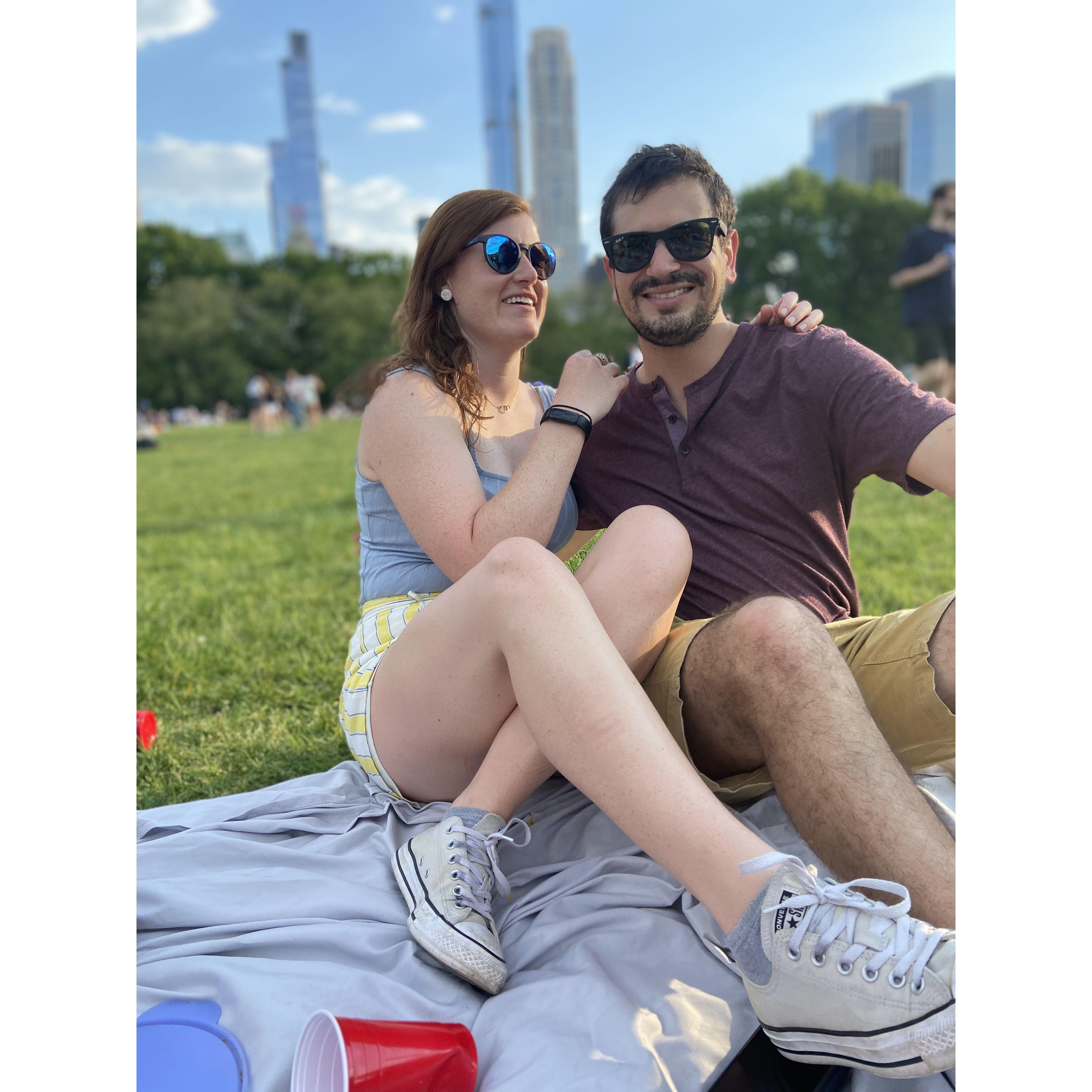 Our first birthday spent together, being the most classic in Central Park