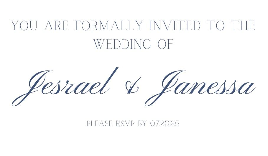 The Wedding Website of Jesrael Phipps and Janessa Rodriguez