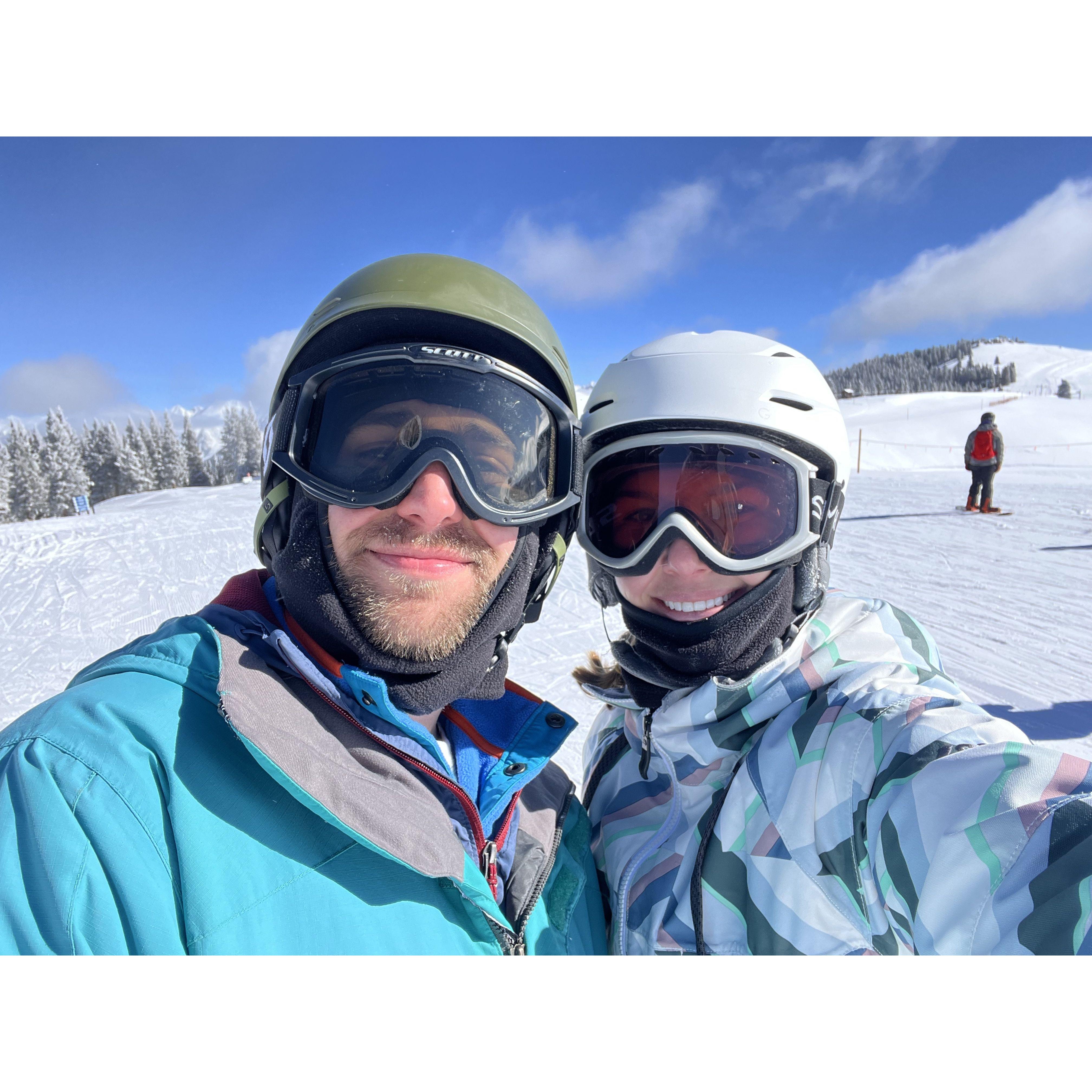 Our first ski/snowboard season living in CO!