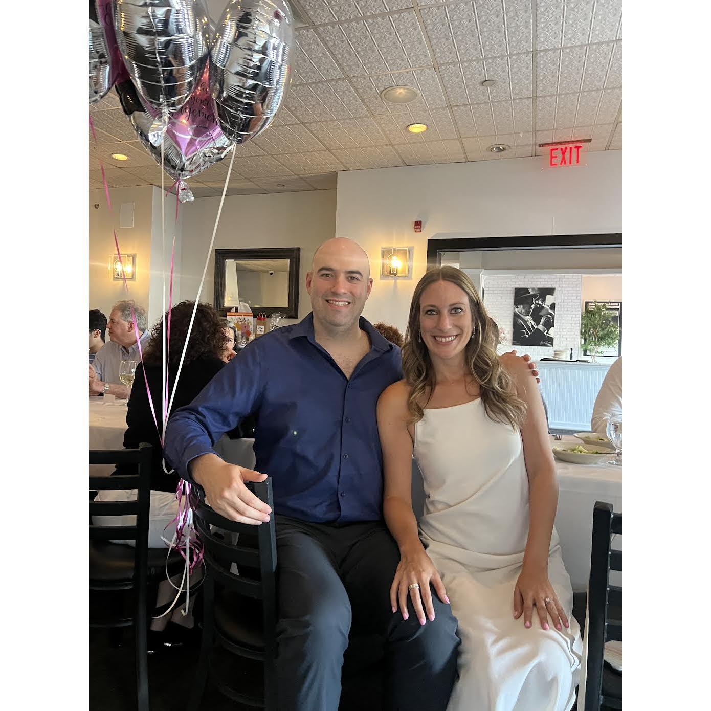 Our engagement celebration