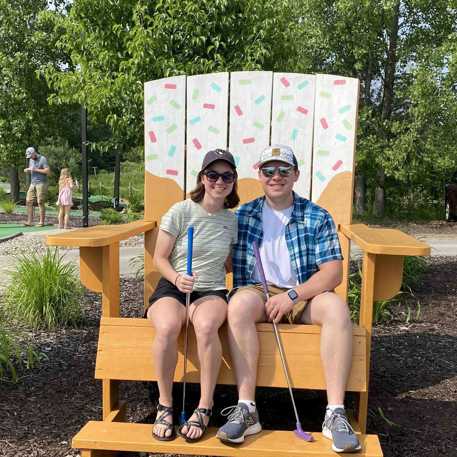 Mini golf, one of our favorite summer activities