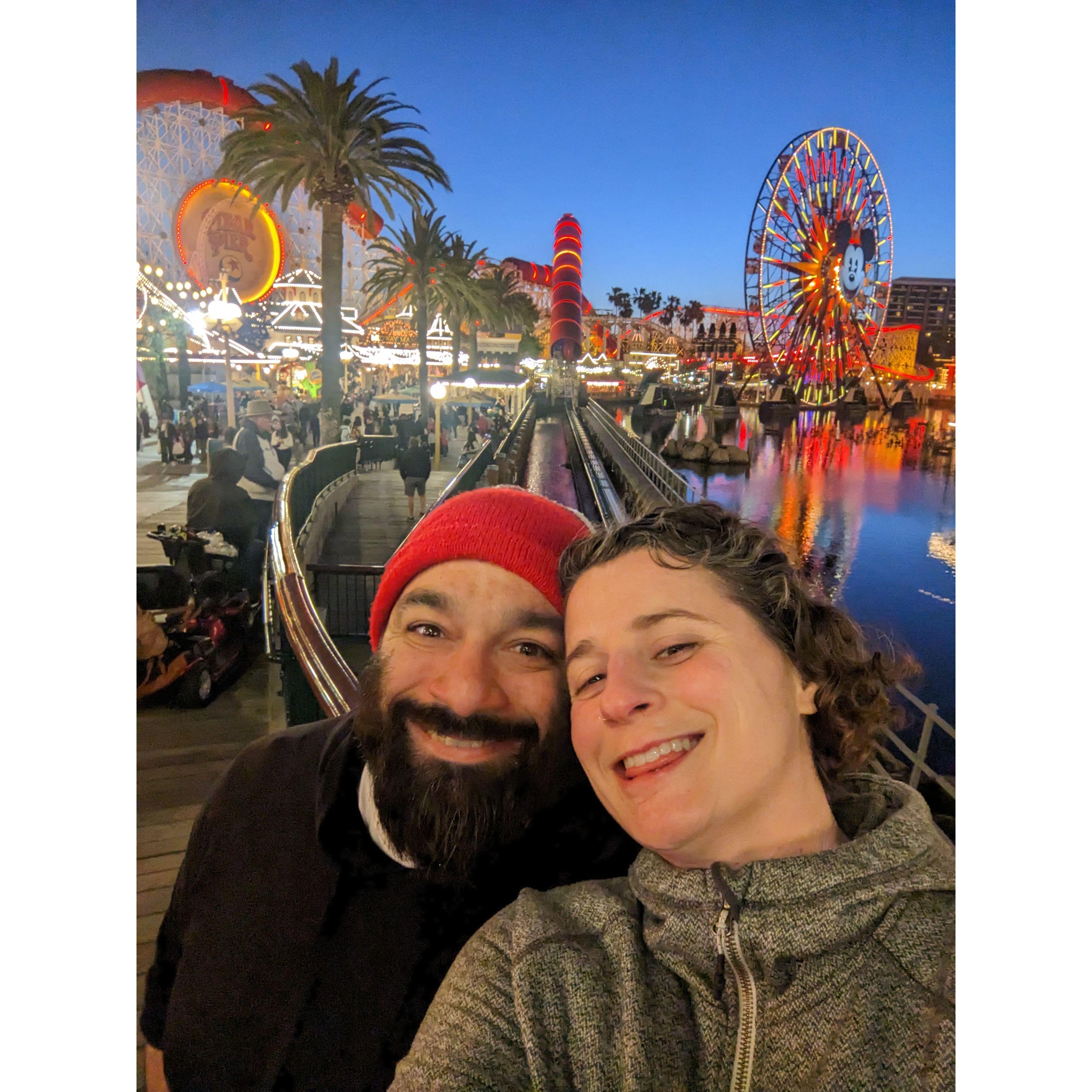 Liz's first time at Disneyland