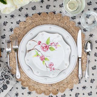 Berry & Thread Floral Sketch Dessert/Salad Plate
