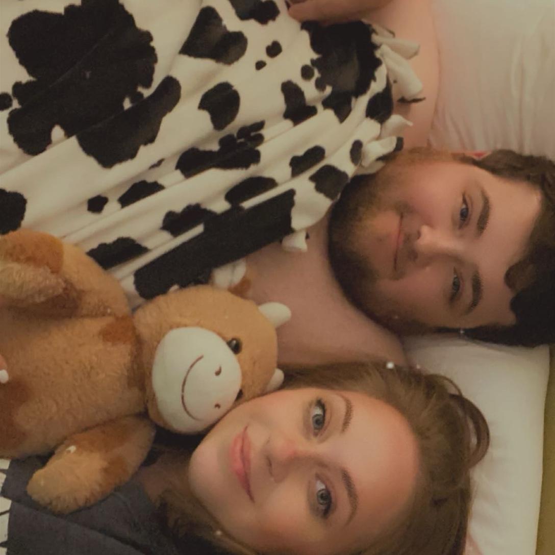 Basil, who we made on our first official date in Baltimore, travels everywhere with us. This was in Pittsburgh, Jun2025.