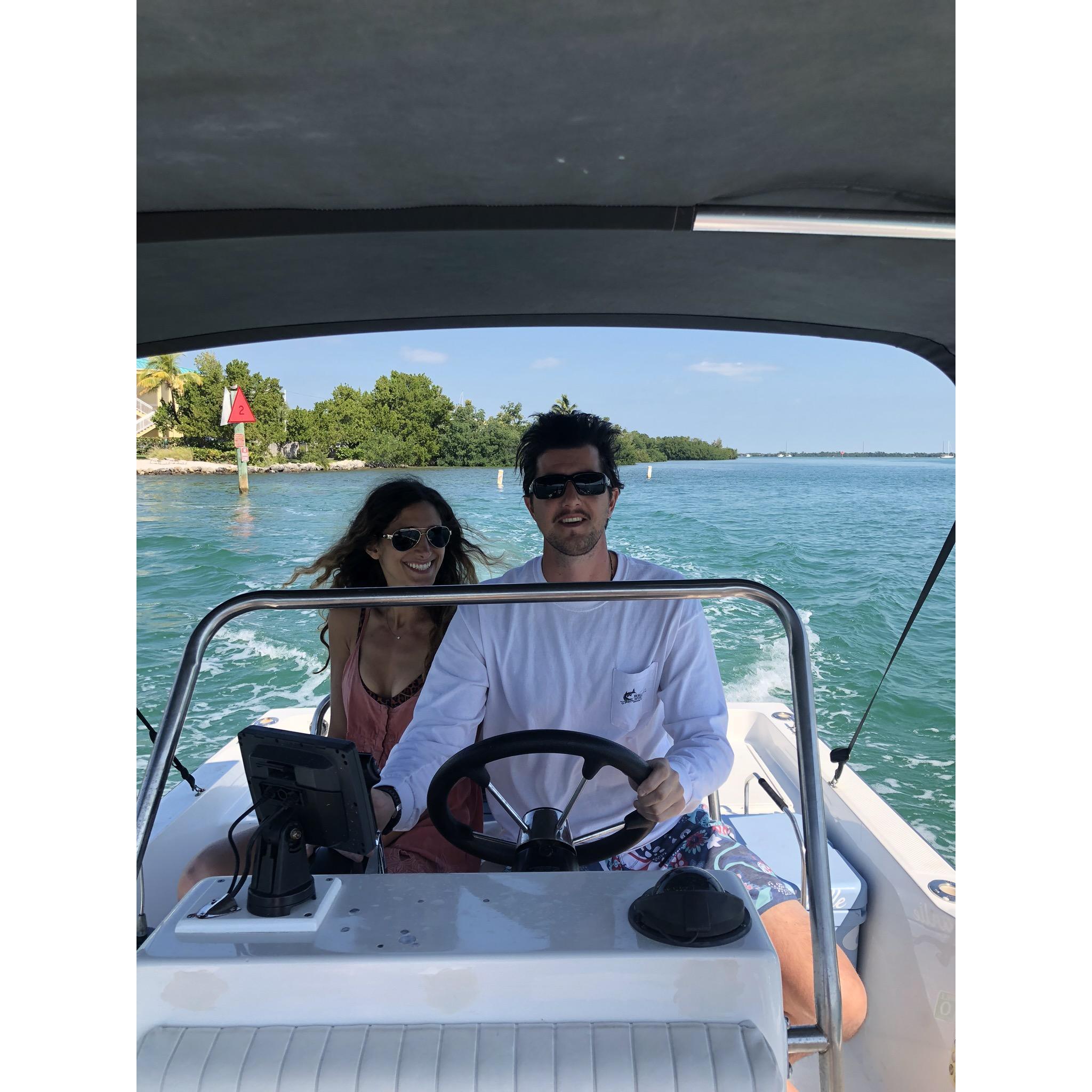 Boating in Key West