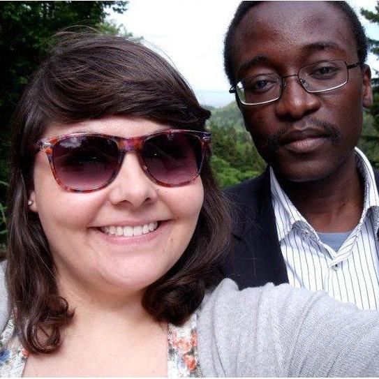 Our first photo together and Zacharie's first visit to New Brunswick.