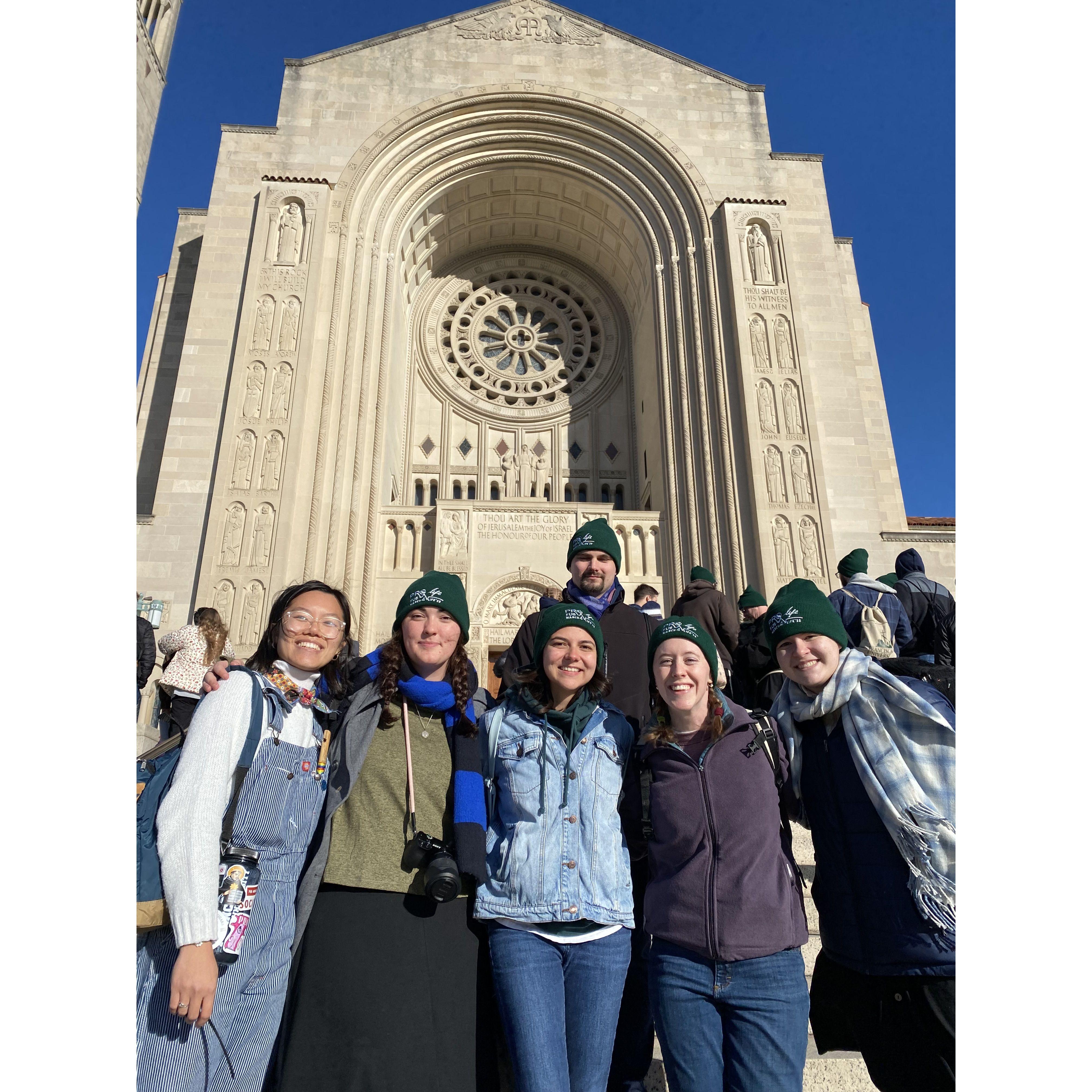 March for Life 2023. This was where Kevin nudged Andrew to ask me out :)