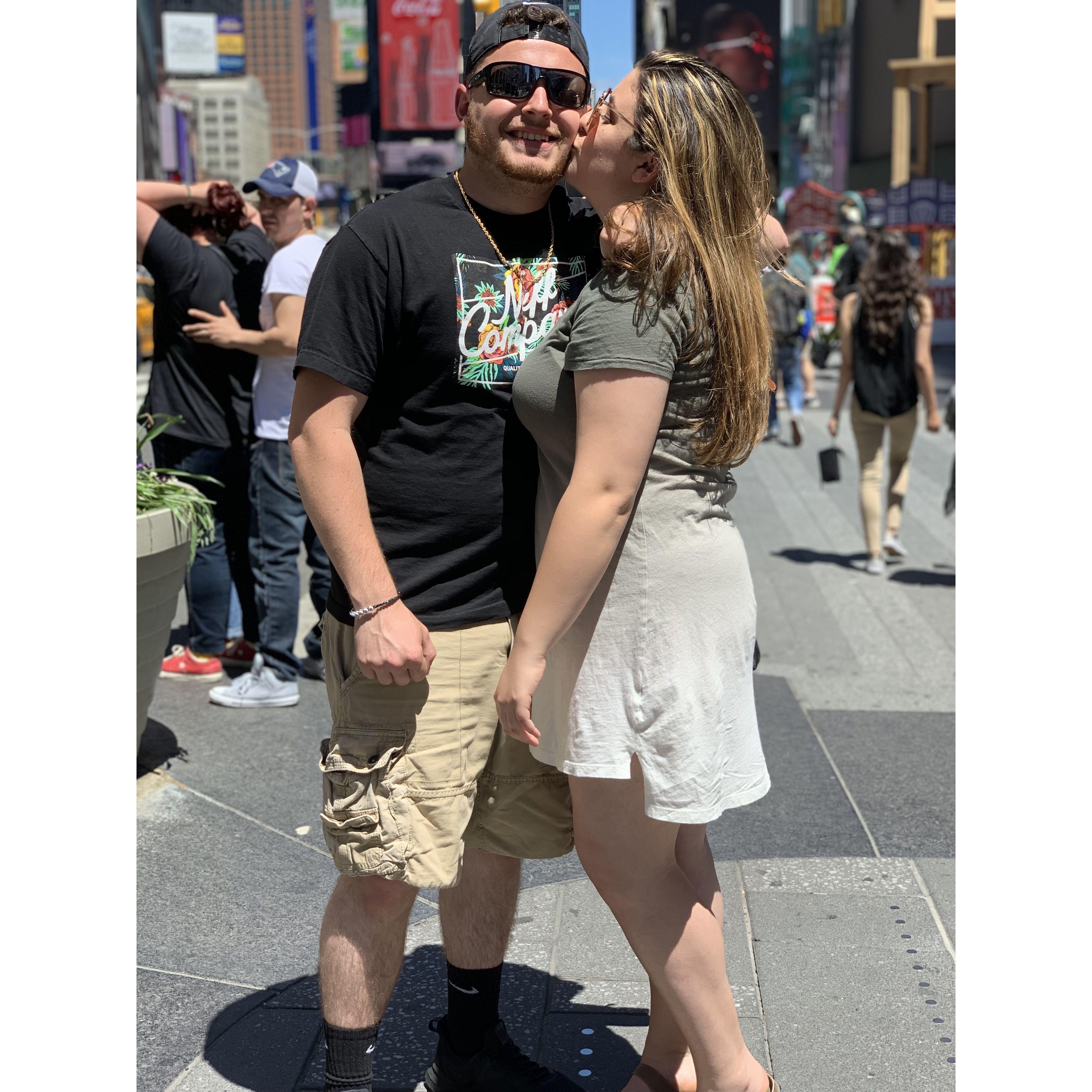 Bobby's first trip to New York City!