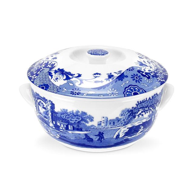 Spode "Blue Italian" Round Covered Casserole