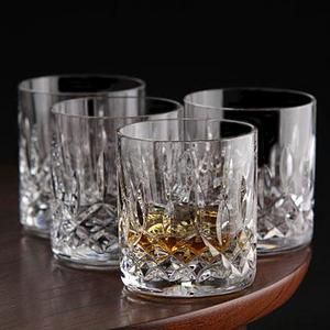 Waterford Crystal, Lismore Straight Sided Crystal Whiskey Tumbler, Set of Four