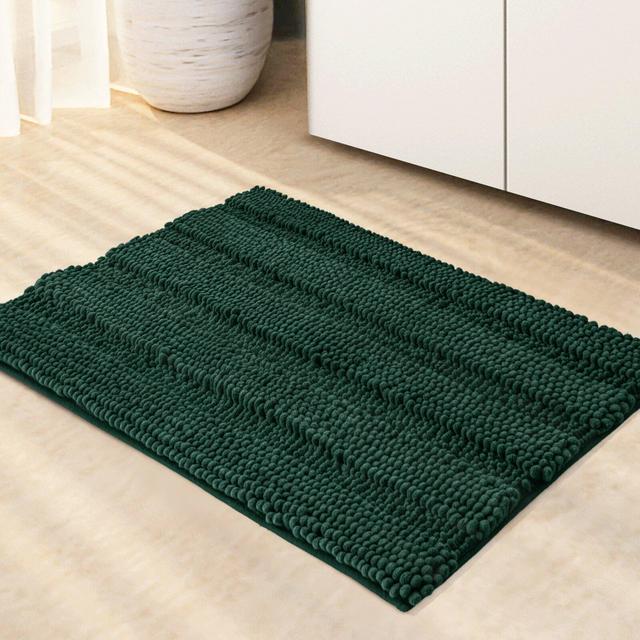 Chenault Soft Thick Velvet Microfiber Chenille Bath Rug