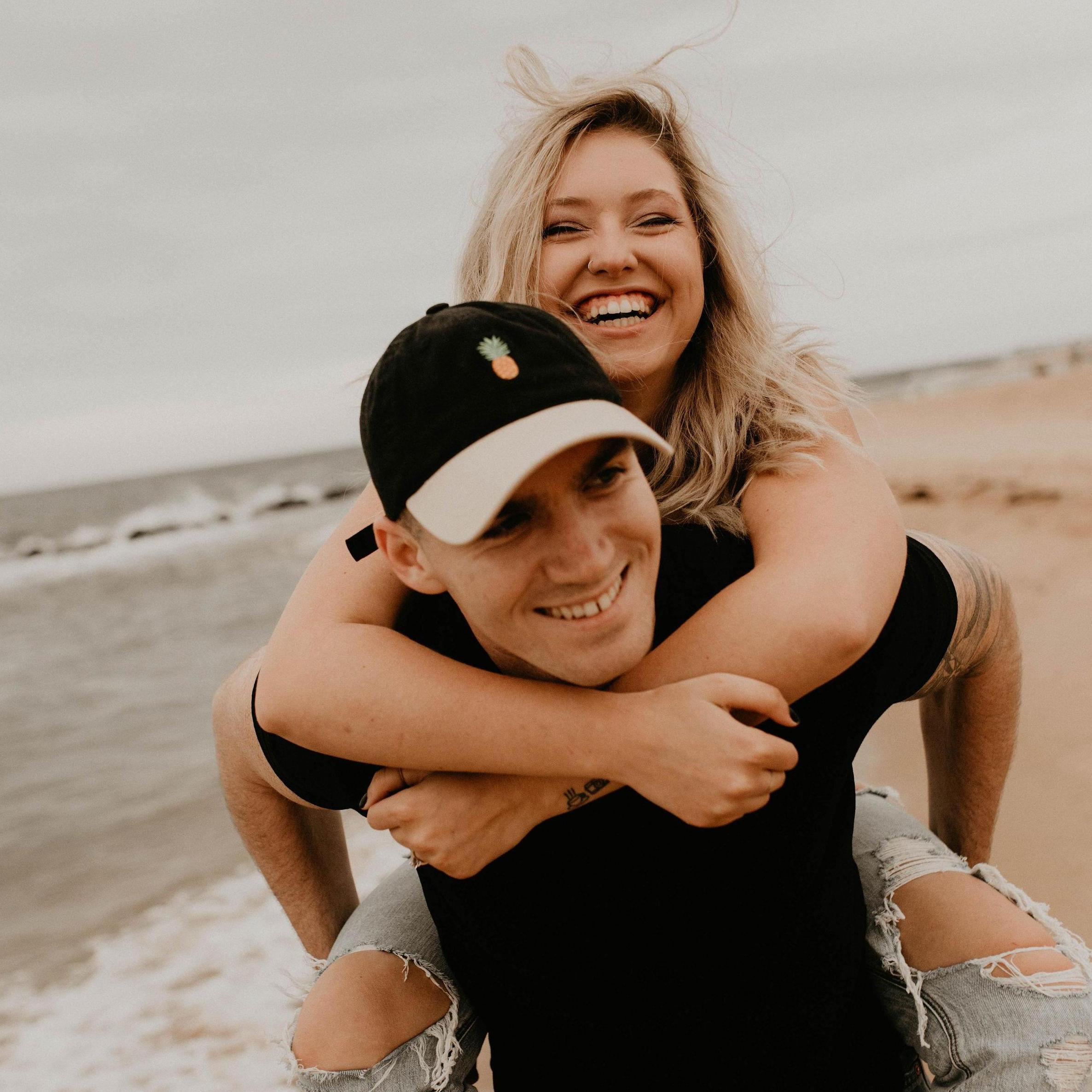 The first time we had professional photos taken at our beach in Oceanview!