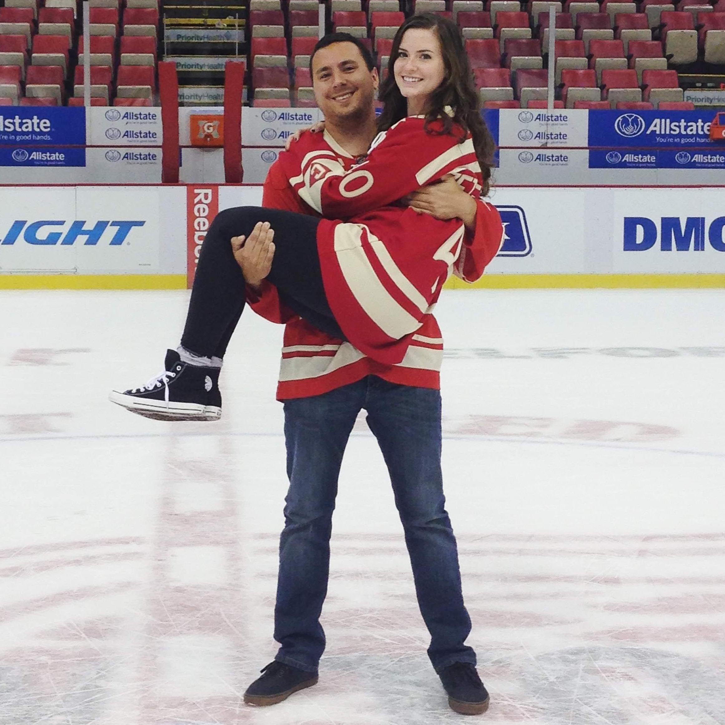 September 24, 2015 - Our first Red Wings game