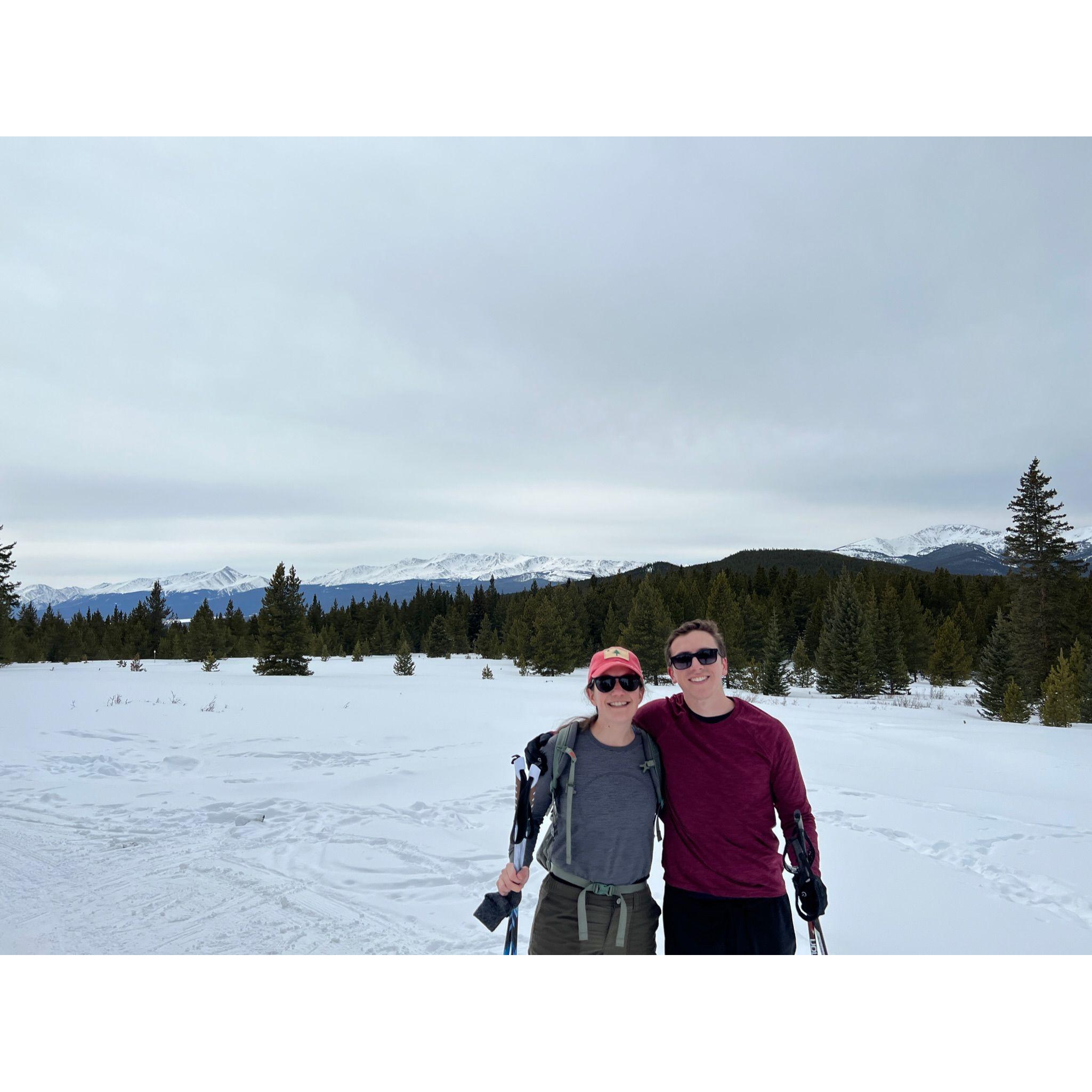 Cross-country skiing!