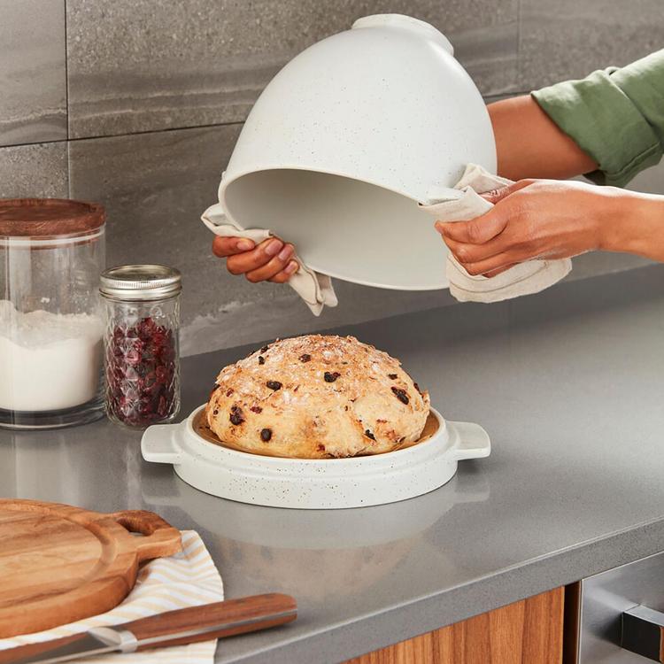 Oven, Microwave safe,Glass Bread Bowl with Baking Lid for Kitchenaid Stand  Mixer, Competible with Kitchenaid 4.5-5Qt Tilt-Head