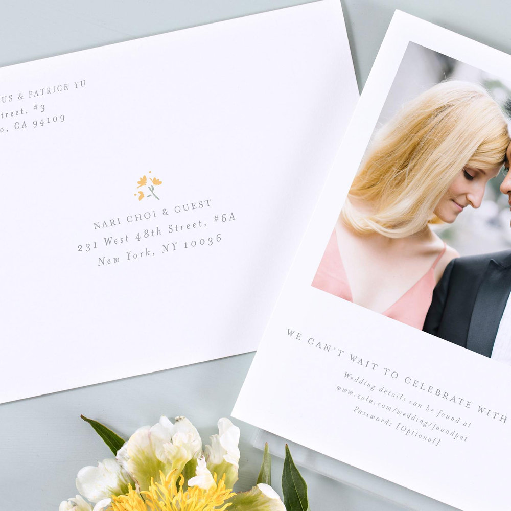 Regal Classic | Honey | Zola Wedding Invitations