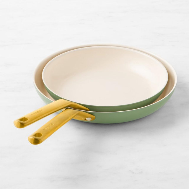 GreenPan™ Reserve Pro Ceramic Nonstick Fry Pan Set, 10" & 12", Sage