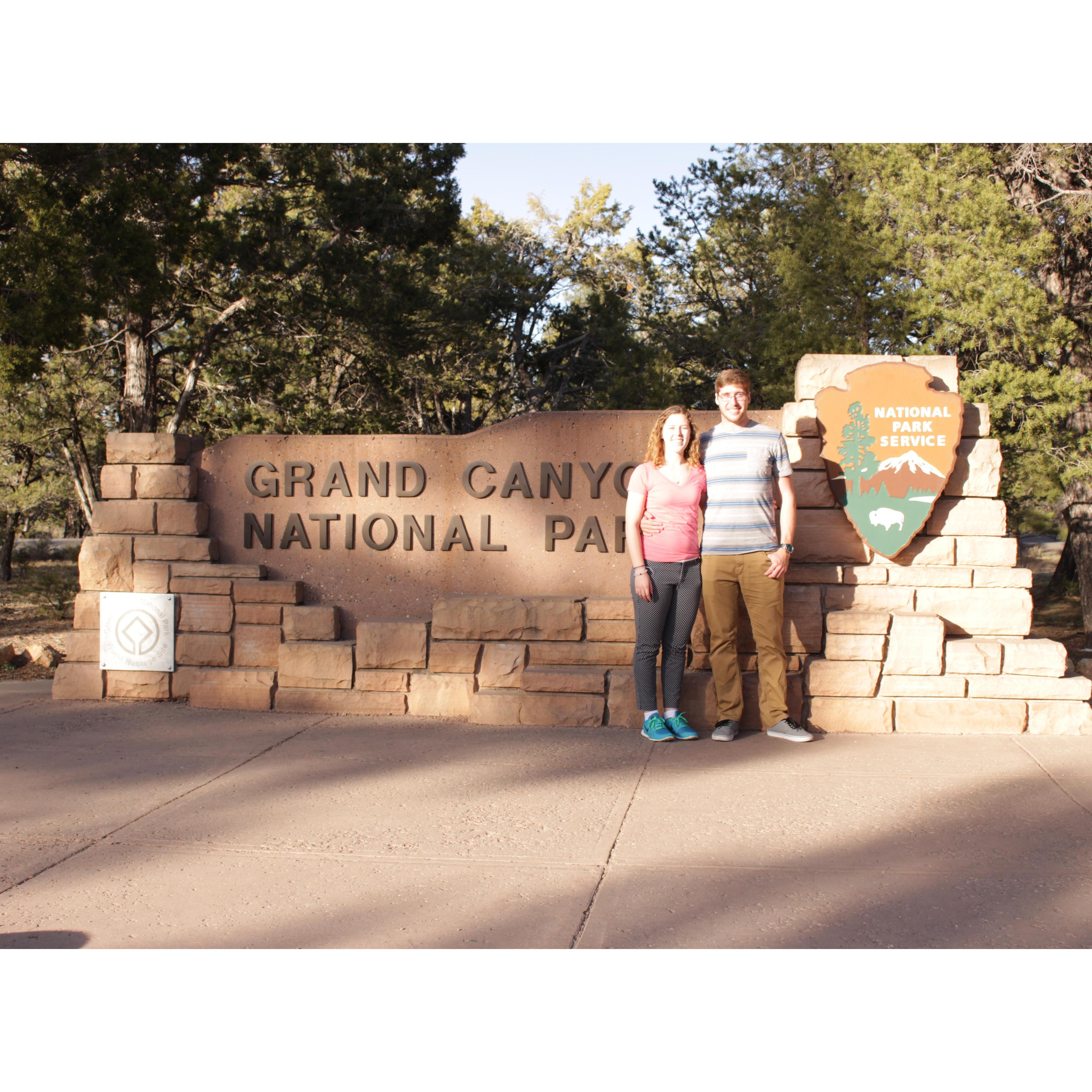 Chase and Lindsey at the Grand Canyon. What a sight to see!