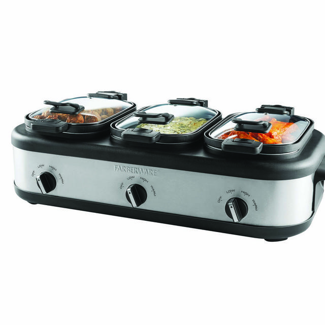 Farberware Buffet Triple Slow Cooker