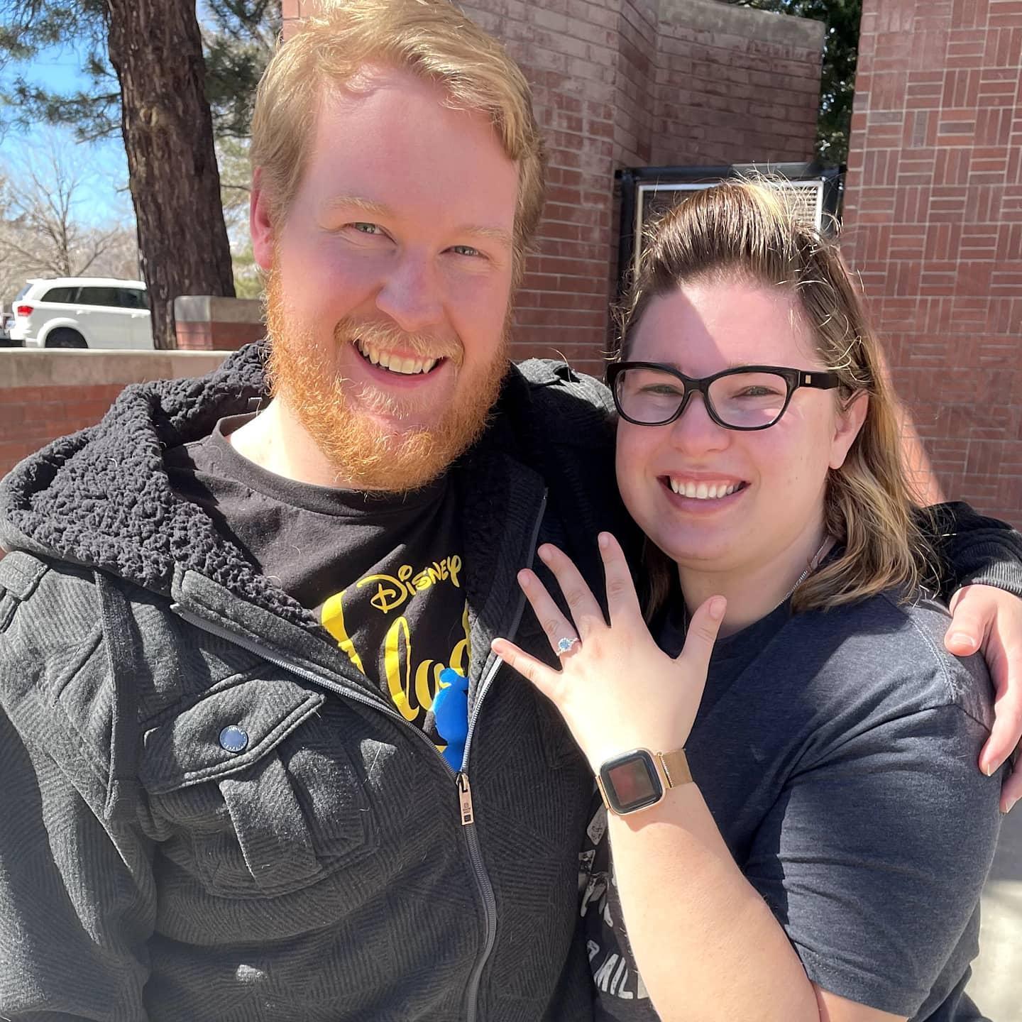 After a thoughtful scavenger hunt throughout the city, Chris popped the question at the spot where we first said I love you.