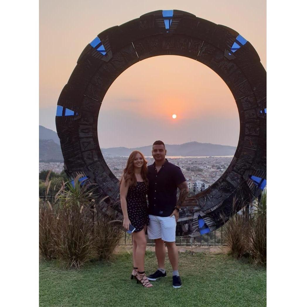 Eric got down on one knee 2 seconds after this photo!