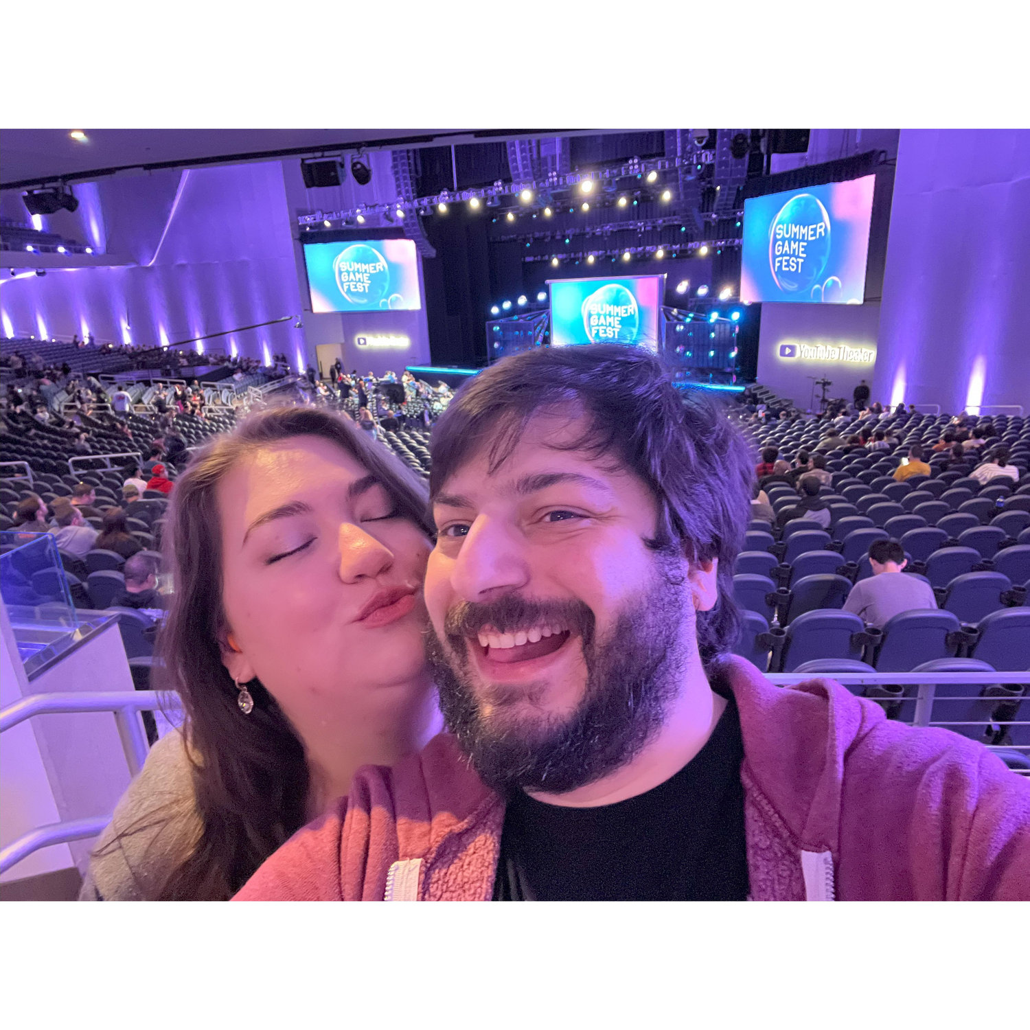 Kristina and Peter at the first live Summer Games Fest