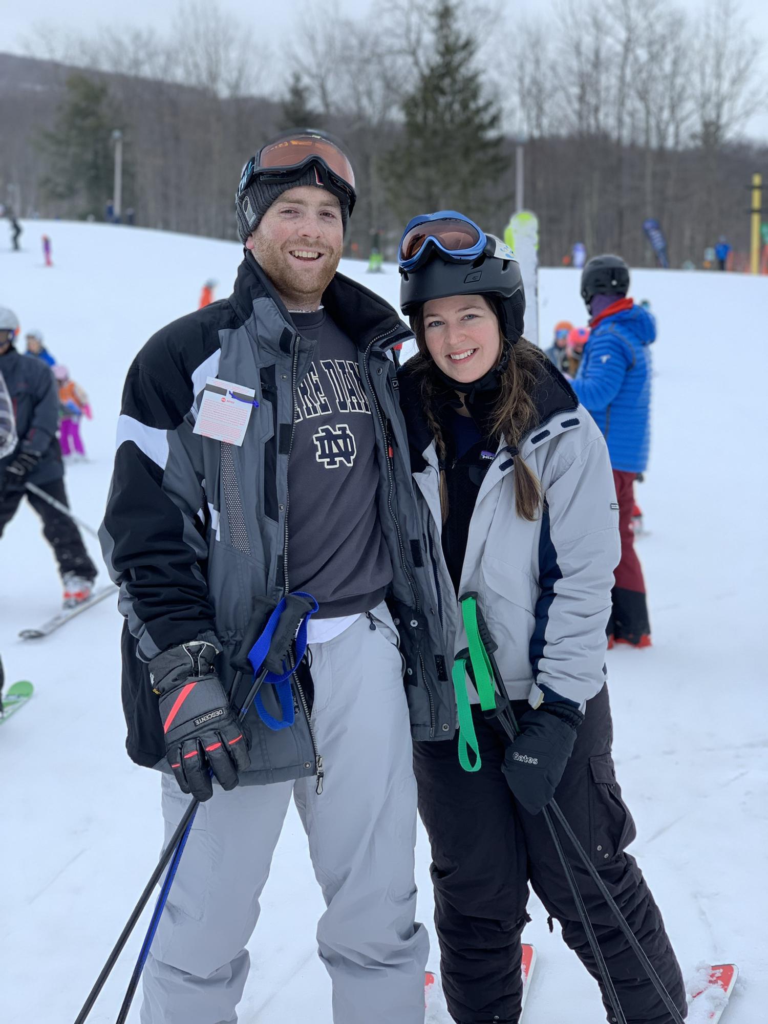 Billy’s first time on the slopes in 2018!