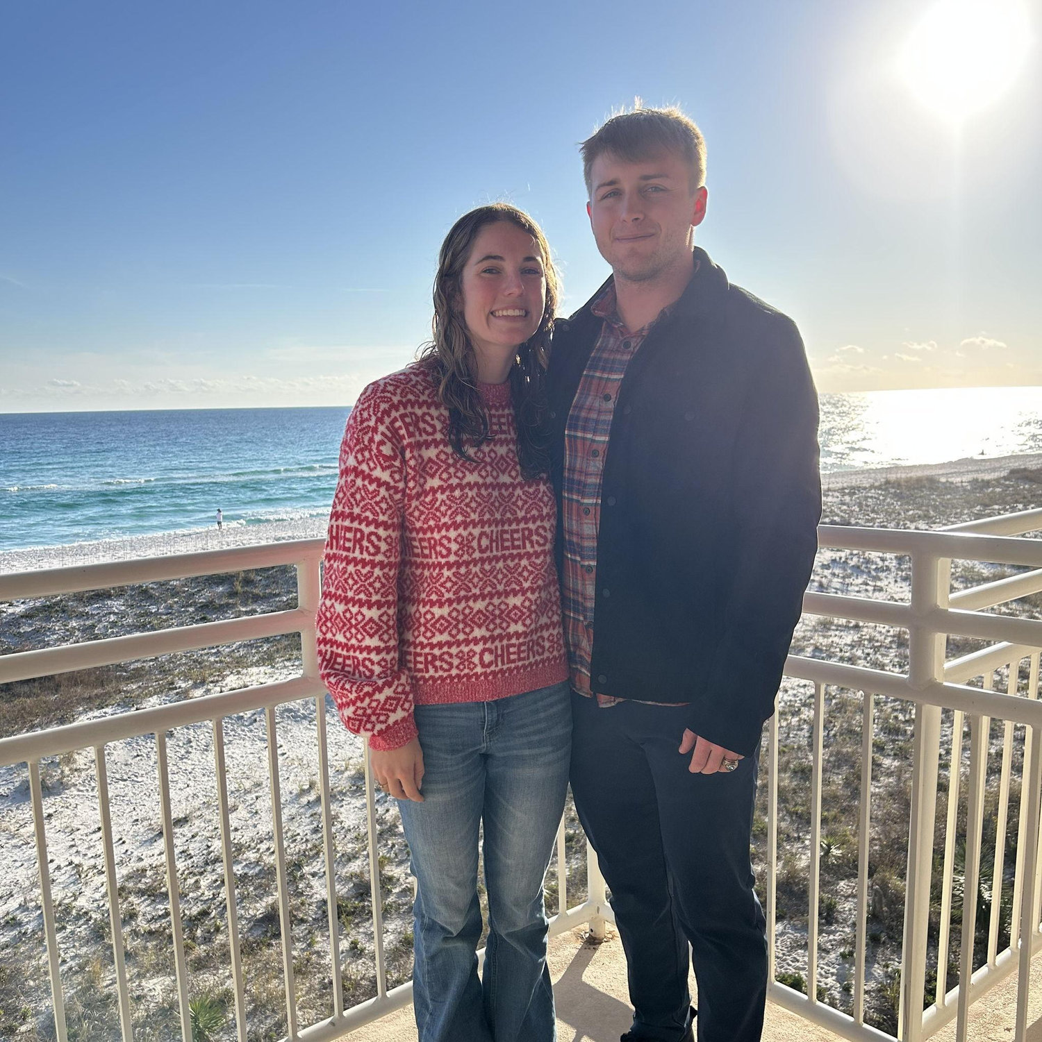 Our first Christmas together spent with family in Pensacola, FL!