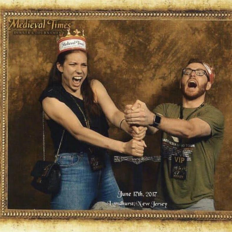 We really did go to Medieval Times for our third date