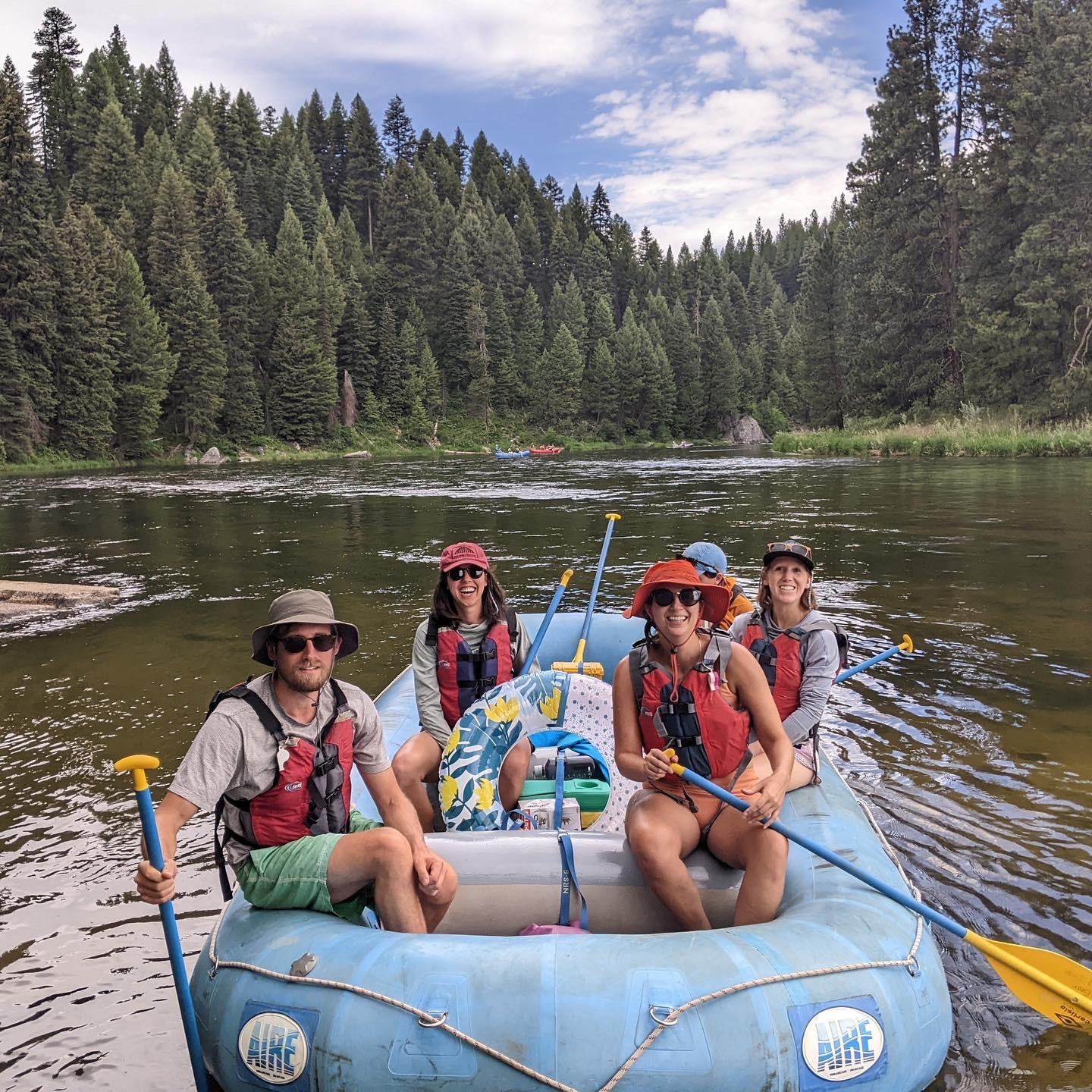 Rafting the snake in Idaho with Colleen and Tom!