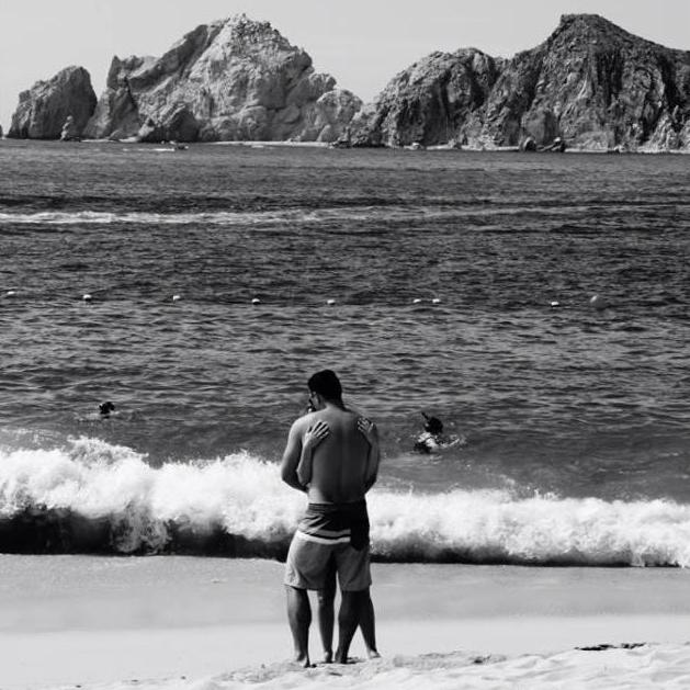 The First Vacation we ever went on together was in Cabo, this photo got snapped without us evening knowing.
