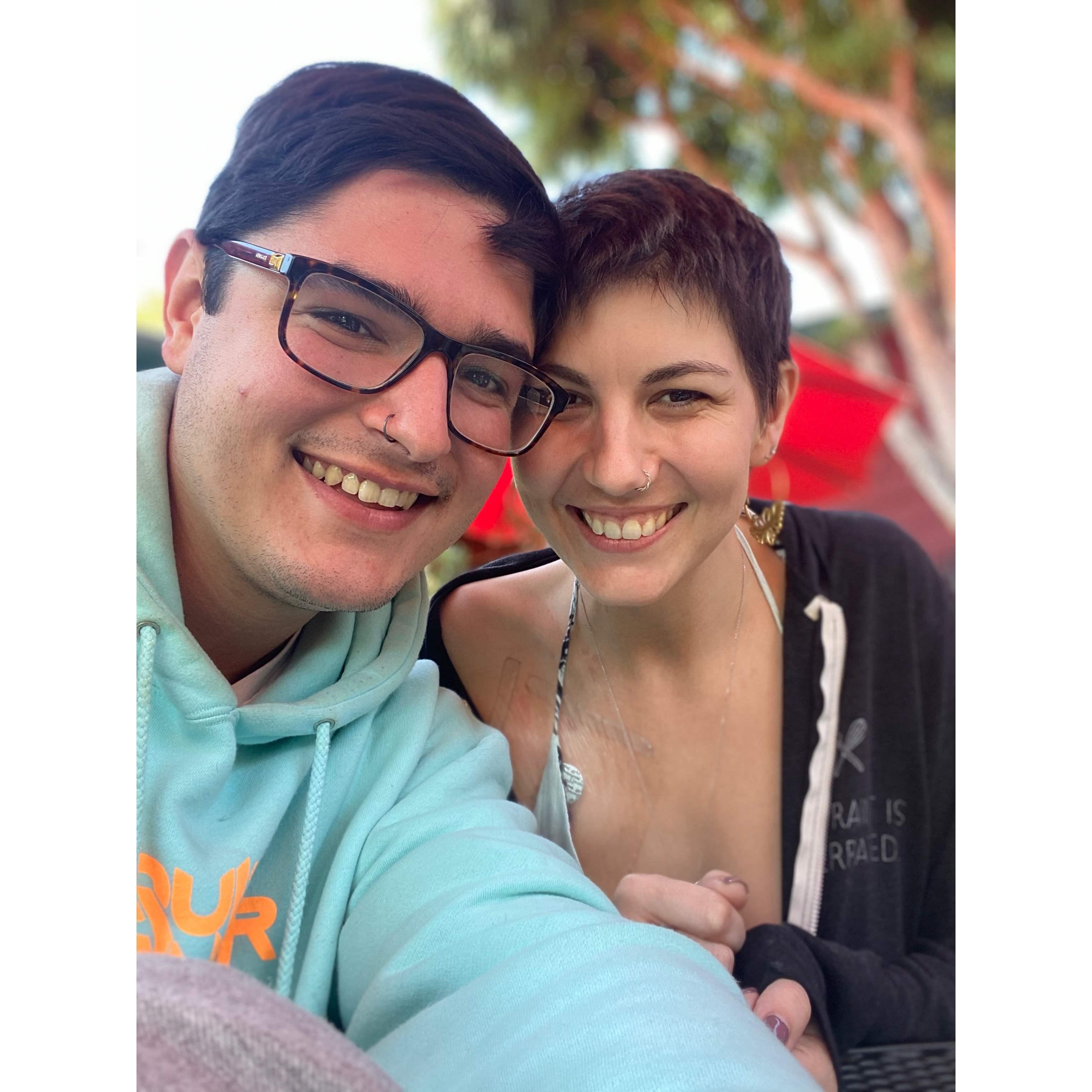 Our first date