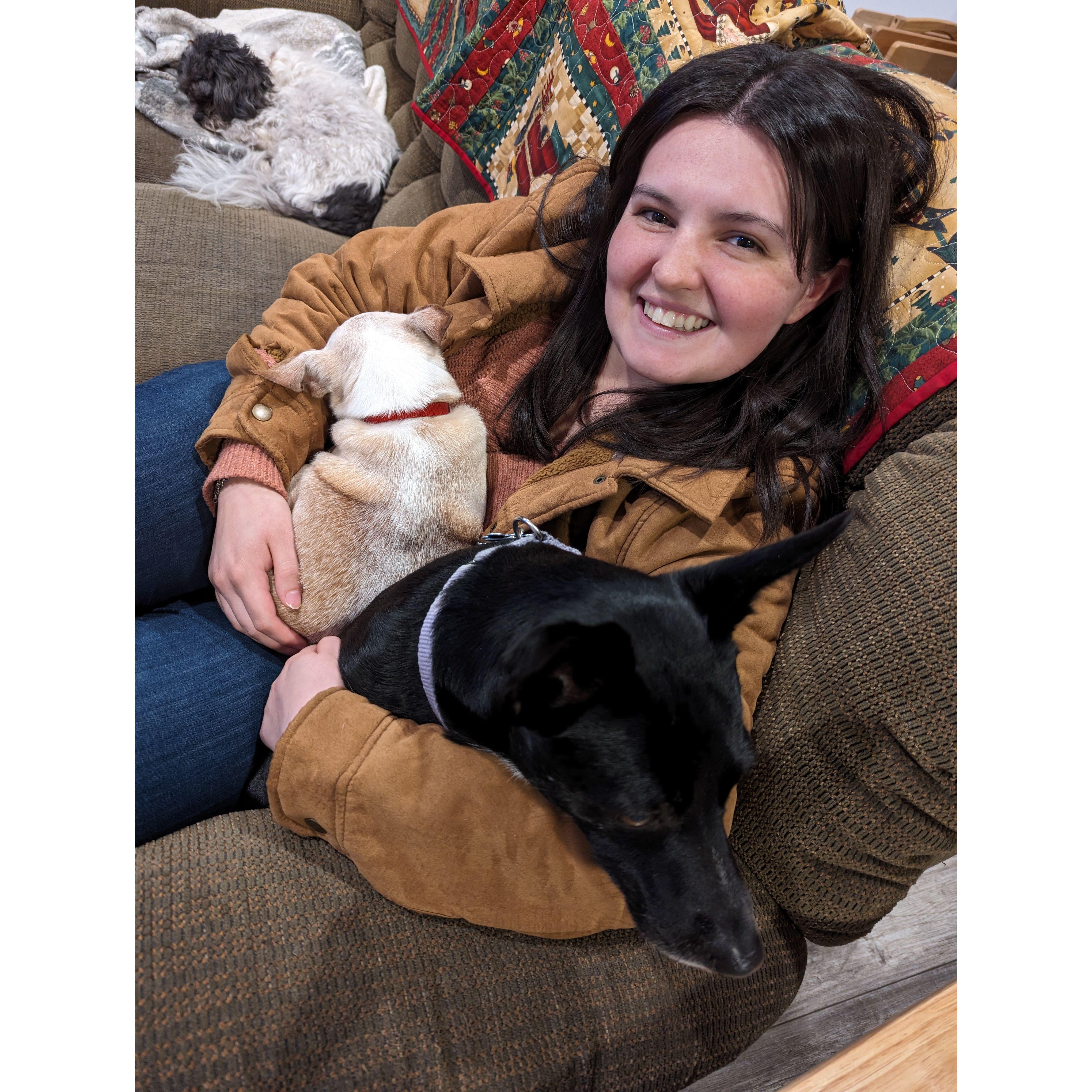 A beautiful moment when Benny and Ellie FINALLY put their issues aside and let Amanda snuggle both of them over the Christmas holiday in Spokane.