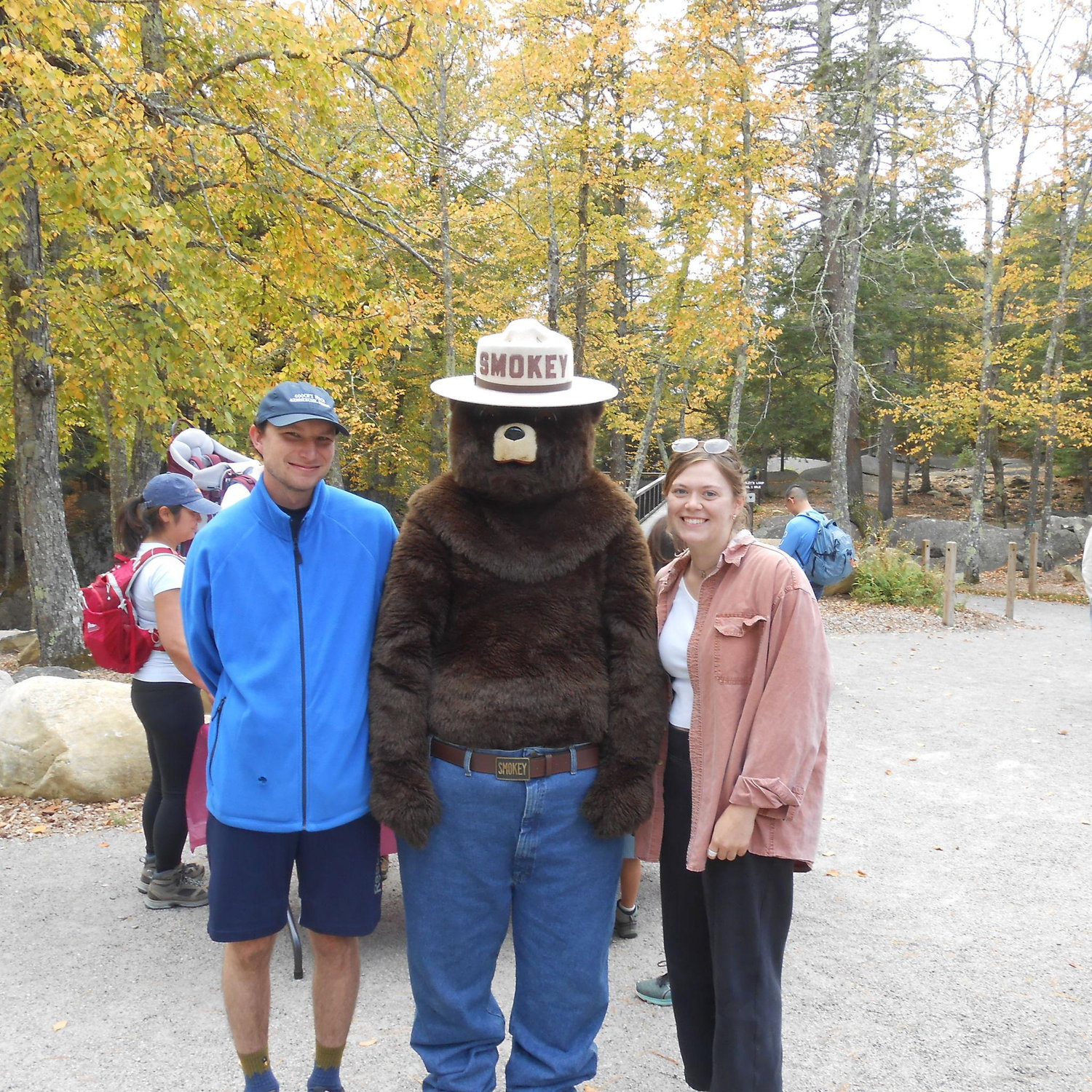 Met Smoky the bear- a shared idol!