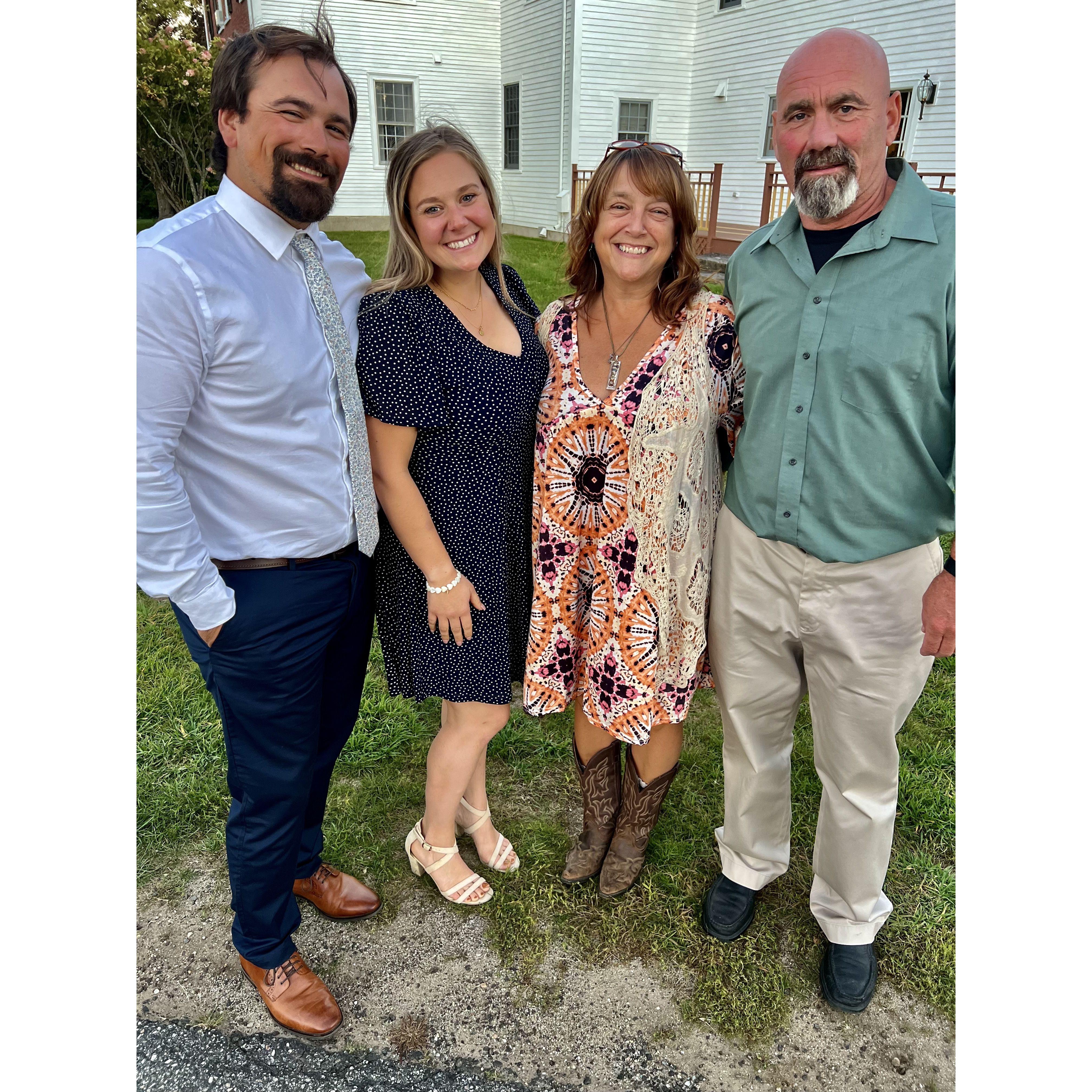 Wedding in Maine with Joe’s mom and dad