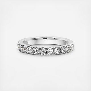 14K Gold Light Scoop Prong Diamond Wedding Band (1.00 CTW)