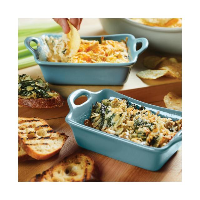 Rachael Ray Ceramics Rectangular Au Gratin Baking Dish, Set of 2